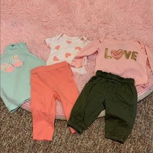 0 to 3 month baby girl clothes